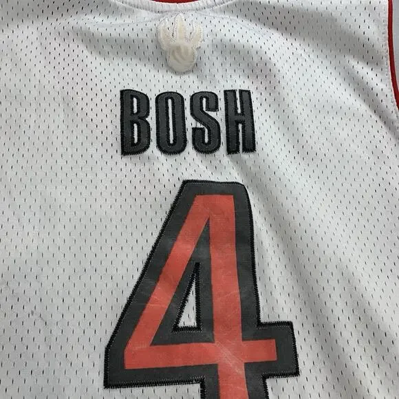 Adidas Chris Bosh Toronto Raptors Jersey Men’s Size 3XL White & Red - Picture 8 of 10